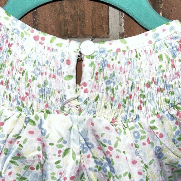 Girls 3-6 Months Easter Bunny Peter Cottontail Romper Outfit - Picture 5 of 8